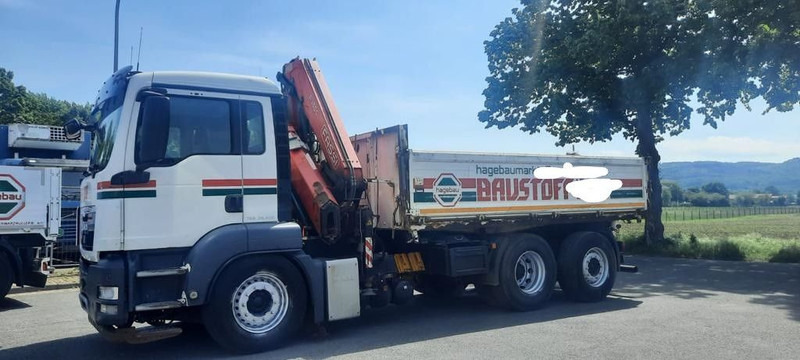 MAN TGS 26.400 Kipper Mit Kran/Funk - Nákladní automobil valníkový/ Plošinový, Auto s hydraulickou rukou: obrázek 1 MAN TGS 26.400 Kipper Mit Kran/Funk - Nákladní automobil valníkový/ Plošinový, Auto s hydraulickou rukou: obrázek 1