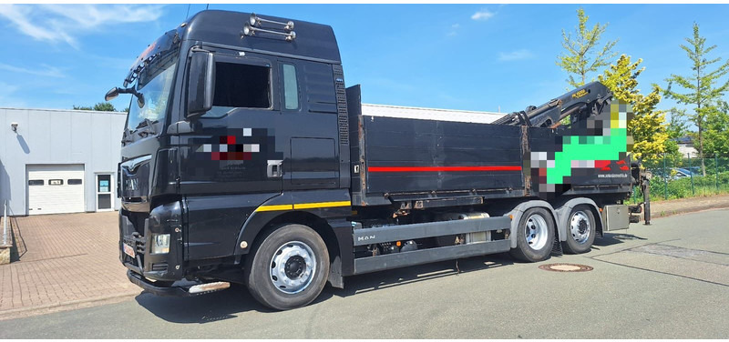 MAN TGX 26.440 6x2 LLW Pritsche mit Kran Palfinge - Nákladní automobil valníkový/ Plošinový, Auto s hydraulickou rukou: obrázek 1 MAN TGX 26.440 6x2 LLW Pritsche mit Kran Palfinge - Nákladní automobil valníkový/ Plošinový, Auto s hydraulickou rukou: obrázek 1