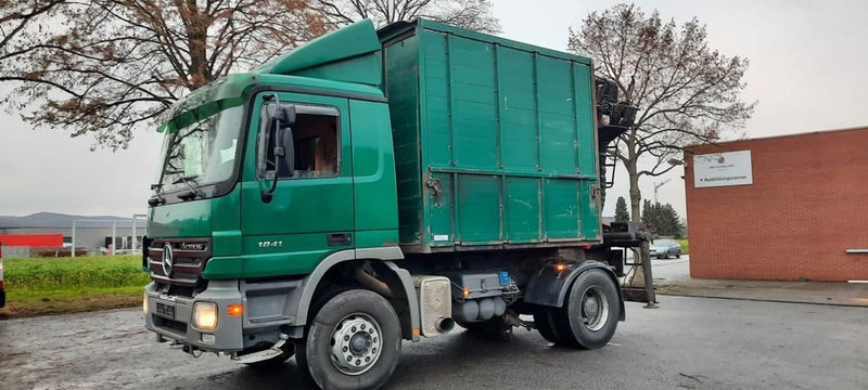 Mercedes-Benz 1841K 4x2 Actros Kipper mit Kran+Greifer - Sklápěč, Auto s hydraulickou rukou: obrázek 1 Mercedes-Benz 1841K 4x2 Actros Kipper mit Kran+Greifer - Sklápěč, Auto s hydraulickou rukou: obrázek 1
