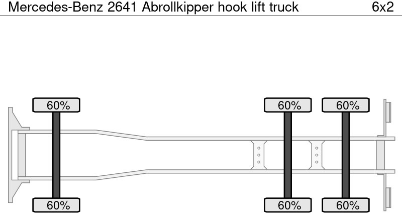 Hákový nosič kontejnerů Mercedes-Benz 2641 Abrollkipper: obrázek 10