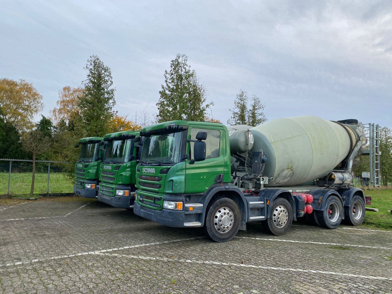 Scania 2x P360 Betonmischer 8x4 Blatt/Blatt E6 2 stück - Autodomíchávač: obrázek 4 Scania 2x P360 Betonmischer 8x4 Blatt/Blatt E6 2 stück - Autodomíchávač: obrázek 4