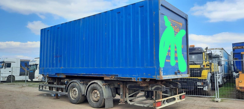 Schmitz Cargobull Containeranhänger mit Container - Kontejnerovy přívěs/ Výměnná nástavba: obrázek 3 Schmitz Cargobull Containeranhänger mit Container - Kontejnerovy přívěs/ Výměnná nástavba: obrázek 3