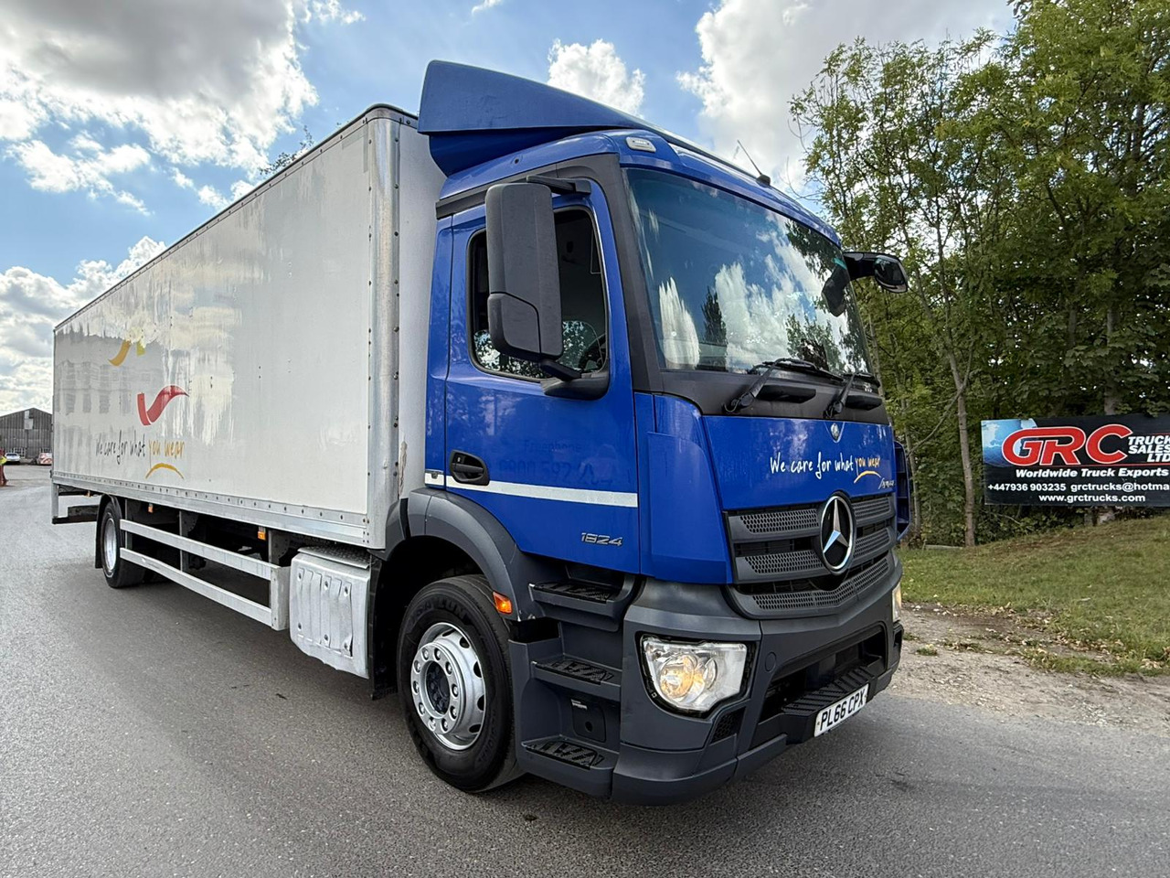 2016 Mercedes Antos 1824 Rigid Truck - Skříňový nákladní auto: obrázek 1 2016 Mercedes Antos 1824 Rigid Truck - Skříňový nákladní auto: obrázek 1