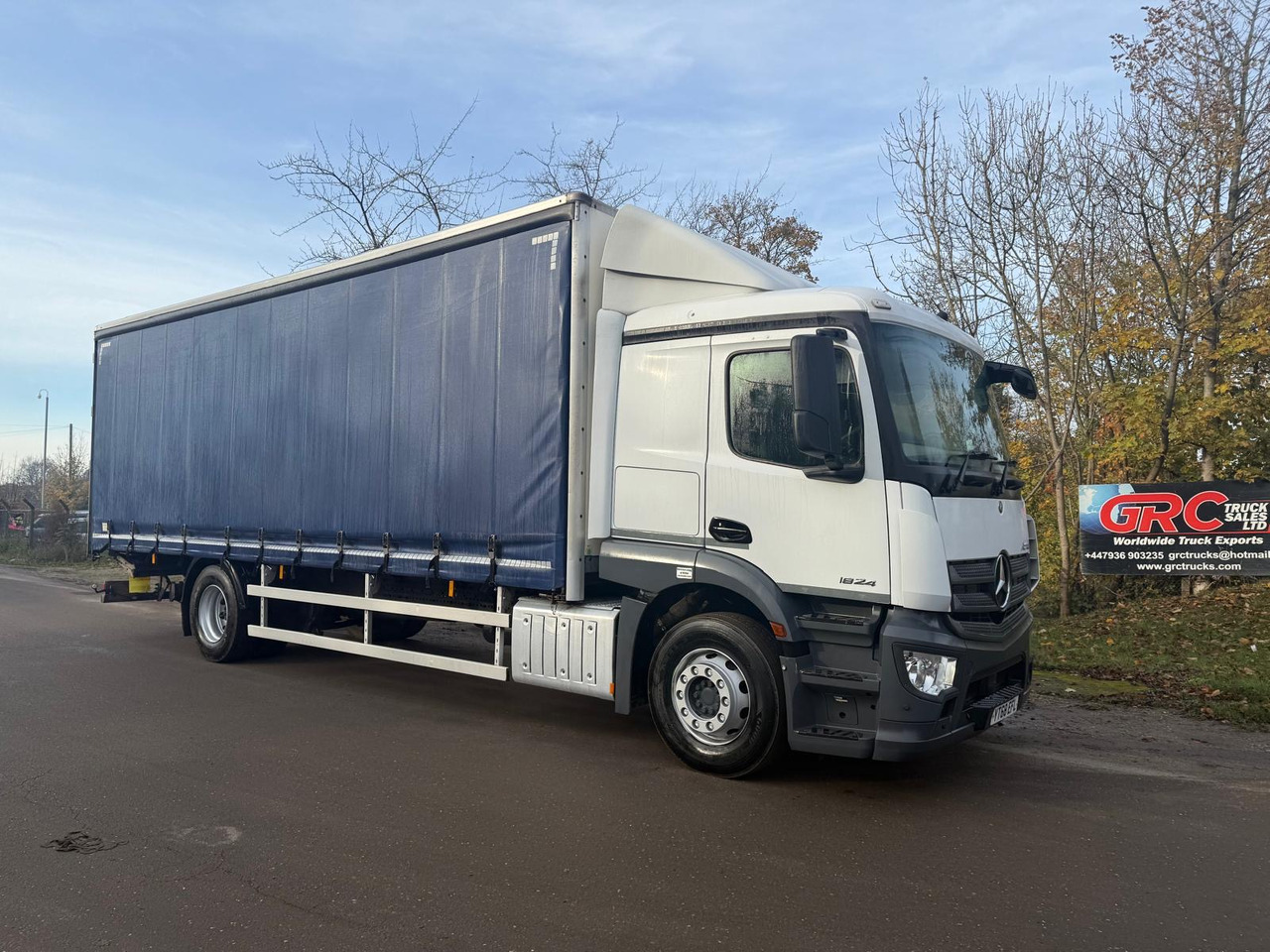 2018 Mercedes Actros 1824 Curtainside Truck - Plachtový nákladní auto: obrázek 3 2018 Mercedes Actros 1824 Curtainside Truck - Plachtový nákladní auto: obrázek 3