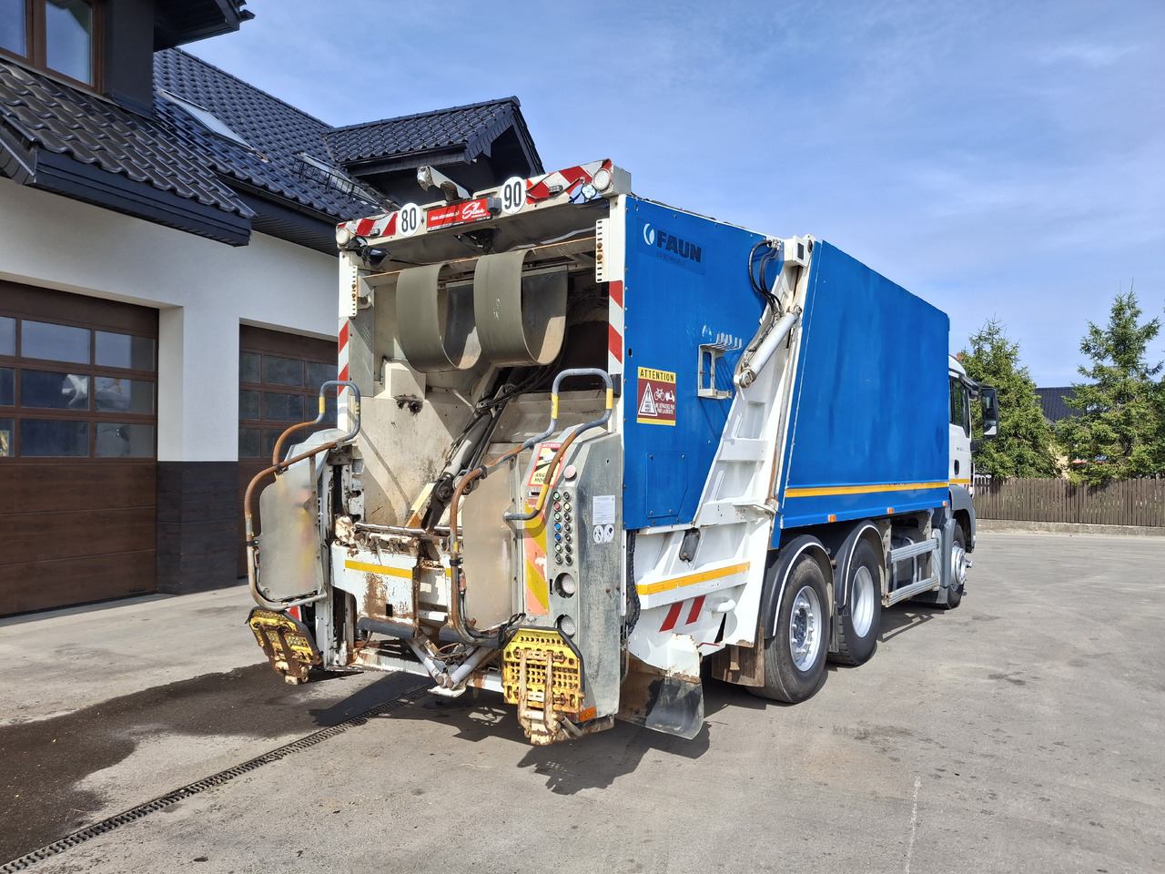MAN MAN TGS 28.360 Śmieciarka Müllwagen Garbage Truck FAUN 3 Osie - Vůz na odvoz odpadků: obrázek 5 MAN MAN TGS 28.360 Śmieciarka Müllwagen Garbage Truck FAUN 3 Osie - Vůz na odvoz odpadků: obrázek 5