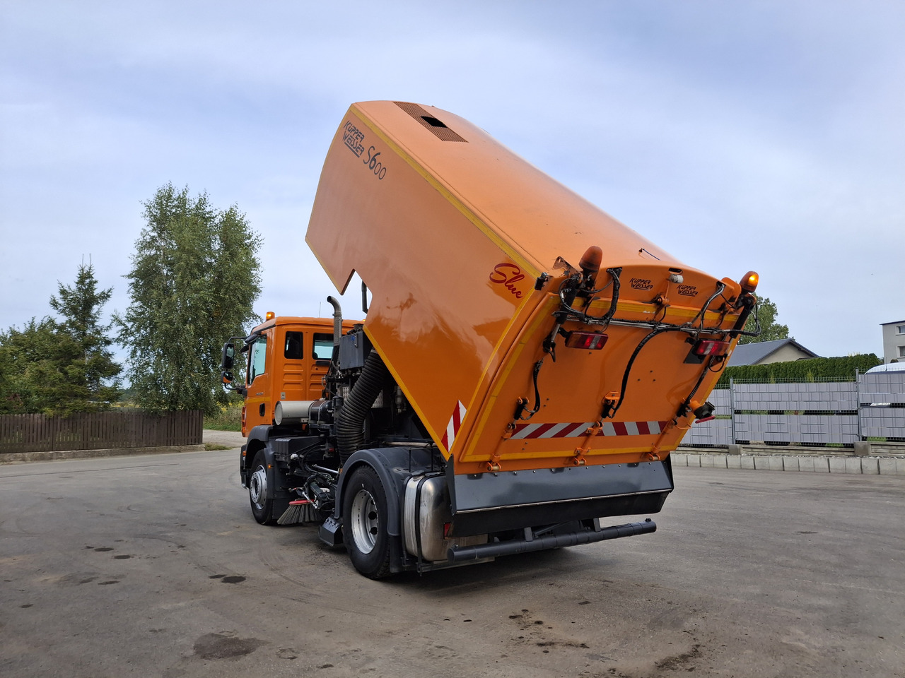 Zametací vůz MAN TGM 18.250 Zamiatarka Kupper Weisser BROCK 2 Motoren Szczotki L/R PM10 Odchwaszczarka: obrázek 8