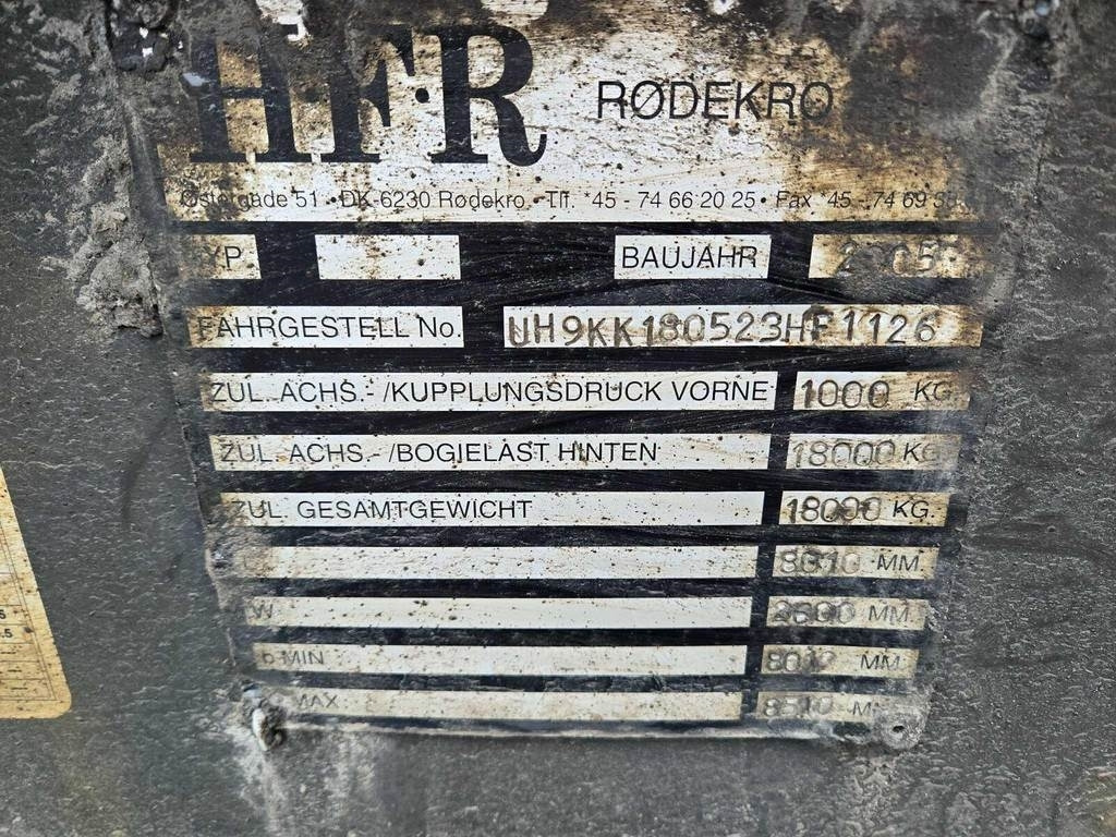 Přívěs-podvozek HFR KK18: obrázek 6