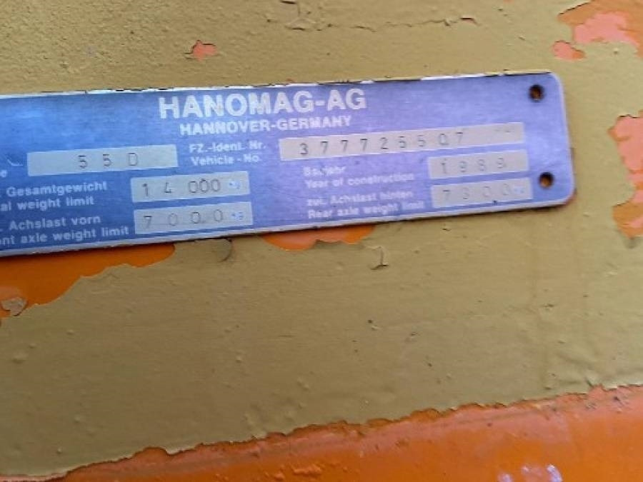 Hanomag 55 D - Kolový nakladač: obrázek 1 Hanomag 55 D - Kolový nakladač: obrázek 1