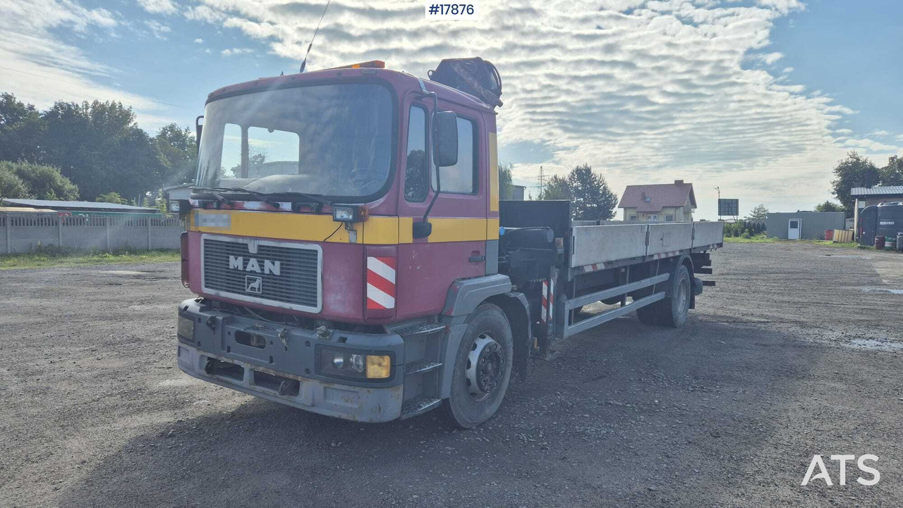 1997 MAN 18.224 - Nákladní automobil valníkový/ Plošinový, Auto s hydraulickou rukou: obrázek 1 1997 MAN 18.224 - Nákladní automobil valníkový/ Plošinový, Auto s hydraulickou rukou: obrázek 1