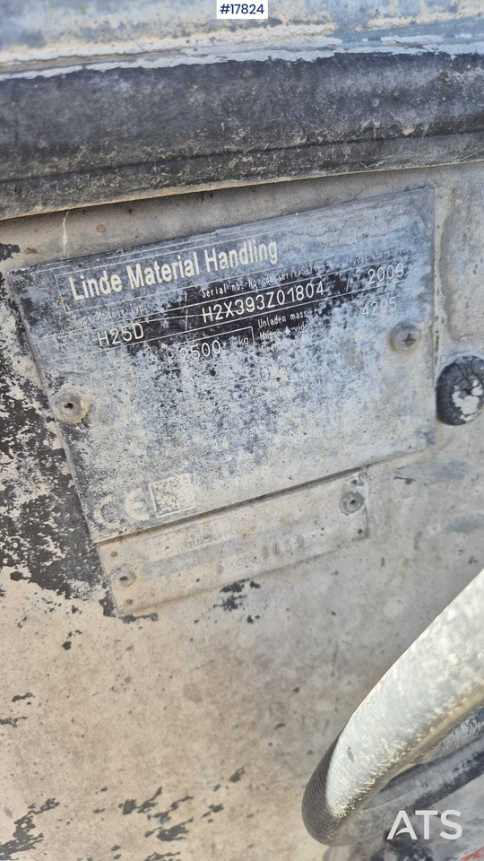 Dieselový vysokozdvižný vozík LINDE H25D forklift (2009): obrázek 10