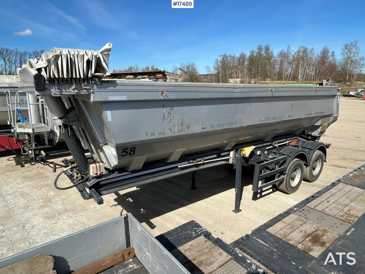 Truck semi-trailer, tipper MEIERLING MSK 18 (2017) - Sklápěcí návěs: obrázek 1 Truck semi-trailer, tipper MEIERLING MSK 18 (2017) - Sklápěcí návěs: obrázek 1