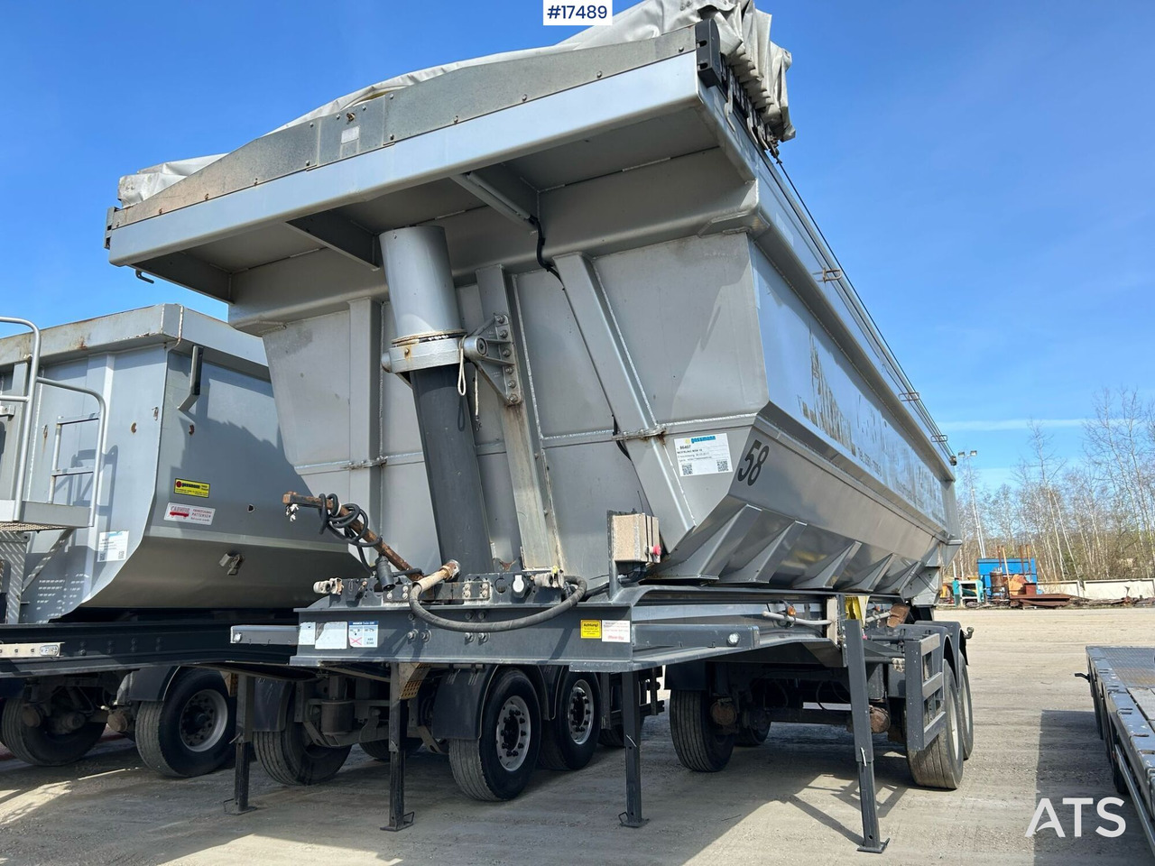 Truck semi-trailer, tipper MEIERLING MSK 18 (2017) - Sklápěcí návěs: obrázek 5 Truck semi-trailer, tipper MEIERLING MSK 18 (2017) - Sklápěcí návěs: obrázek 5