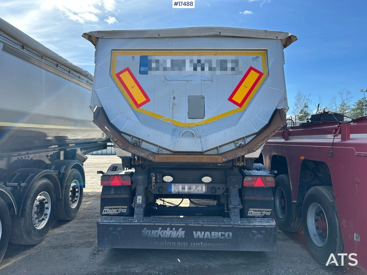 Truck semi-trailer, tipper MEIERLING MSK 18 (2017) - Sklápěcí návěs: obrázek 4 Truck semi-trailer, tipper MEIERLING MSK 18 (2017) - Sklápěcí návěs: obrázek 4