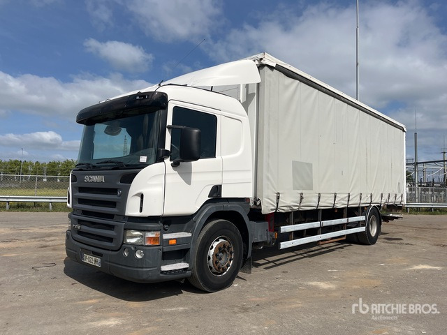 2005 Scania P270 4x2 Curtain Side Truck - Plachtový nákladní auto: obrázek 1 2005 Scania P270 4x2 Curtain Side Truck - Plachtový nákladní auto: obrázek 1