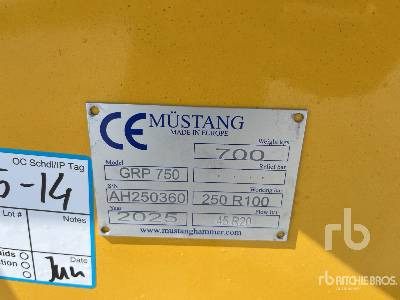 MUSTANG GRP750 (Unused) - Drapák: obrázek 5 MUSTANG GRP750 (Unused) - Drapák: obrázek 5