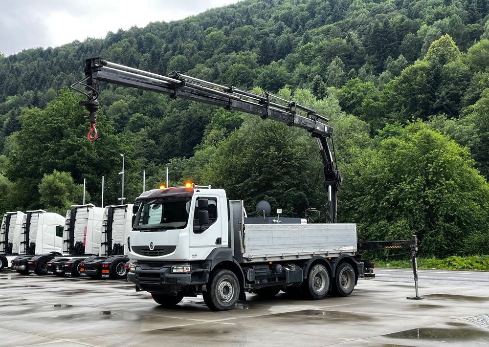 Renault Kerax 380 EEV // Skrzynia Burtowa // HIAB XS166 Hipro + Radio // Zwolnice // // - Nákladní automobil valníkový/ Plošinový, Auto s hydraulickou rukou: obrázek 2 Renault Kerax 380 EEV // Skrzynia Burtowa // HIAB XS166 Hipro + Radio // Zwolnice // // - Nákladní automobil valníkový/ Plošinový, Auto s hydraulickou rukou: obrázek 2