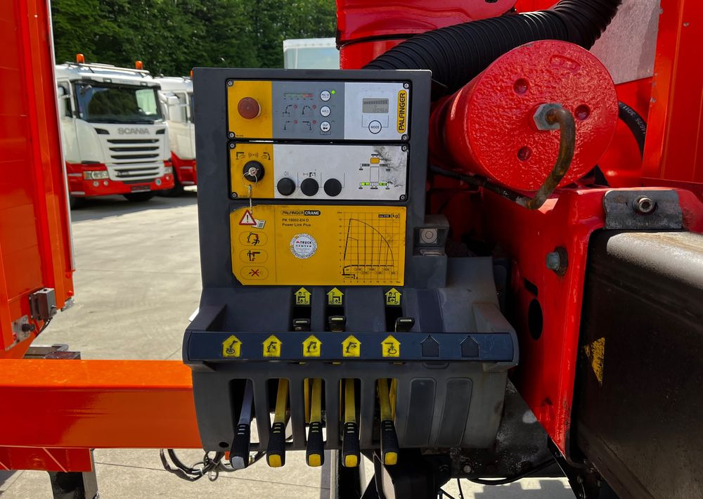 Plachtový nákladní auto, Plachtový přívěs Scania G420 // Tandem // HDS Palfinger 18002 EH // Przyczepa // Oś skrętna podnoszona // Video !!!: obrázek 18