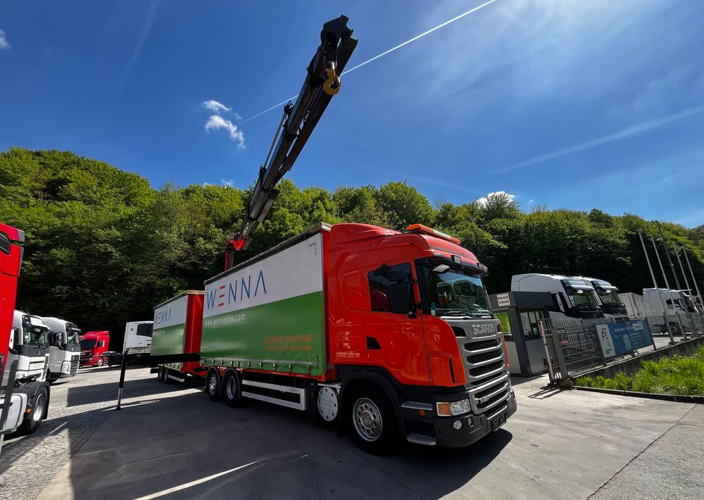 Scania G420 // Tandem // HDS Palfinger 18002 EH // Przyczepa // Oś skrętna podnoszona // Video !!! - Plachtový nákladní auto, Auto s hydraulickou rukou: obrázek 2 Scania G420 // Tandem // HDS Palfinger 18002 EH // Przyczepa // Oś skrętna podnoszona // Video !!! - Plachtový nákladní auto, Auto s hydraulickou rukou: obrázek 2