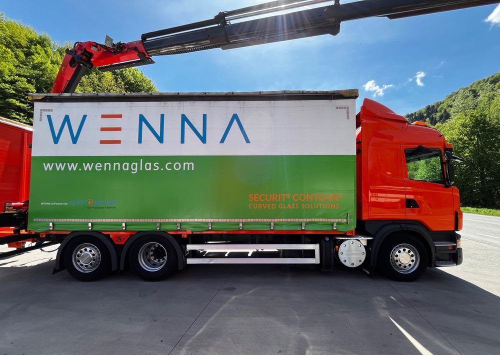 Scania G420 // Tandem // HDS Palfinger 18002 EH // Przyczepa // Oś skrętna podnoszona // Video !!! - Plachtový nákladní auto, Elektrické nákladní vozidlo: obrázek 4 Scania G420 // Tandem // HDS Palfinger 18002 EH // Przyczepa // Oś skrętna podnoszona // Video !!! - Plachtový nákladní auto, Elektrické nákladní vozidlo: obrázek 4