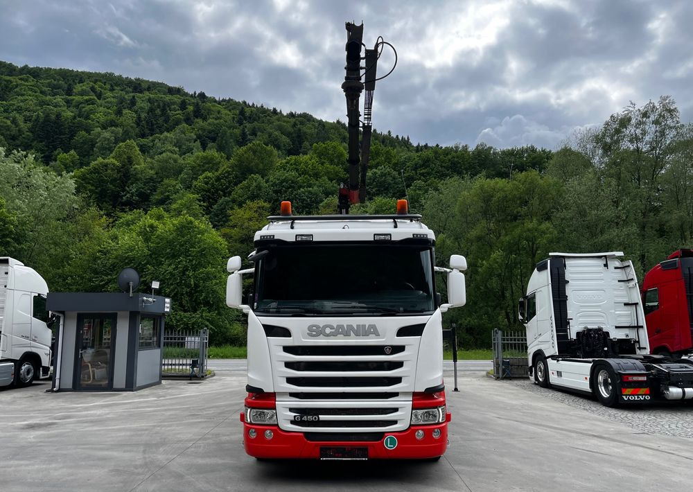 Scania G450 // 6x2// Skrzynia 6.40x2.49 // HDS Palfinger // Oś skrętna podnoszona // - Nákladní automobil valníkový/ Plošinový, Auto s hydraulickou rukou: obrázek 3 Scania G450 // 6x2// Skrzynia 6.40x2.49 // HDS Palfinger // Oś skrętna podnoszona // - Nákladní automobil valníkový/ Plošinový, Auto s hydraulickou rukou: obrázek 3