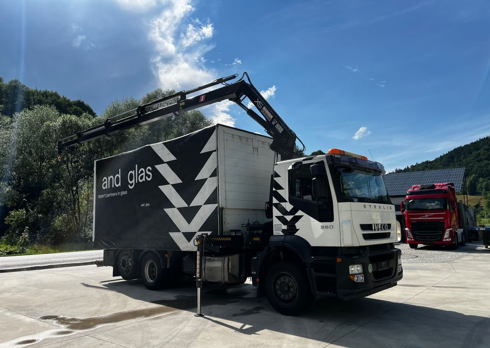 Iveco Stralis 360 // HIAB 144 E4 HIDUO + Radio // Zabudowa 6m // Oś podnoszona - Tahač: obrázek 2 Iveco Stralis 360 // HIAB 144 E4 HIDUO + Radio // Zabudowa 6m // Oś podnoszona - Tahač: obrázek 2