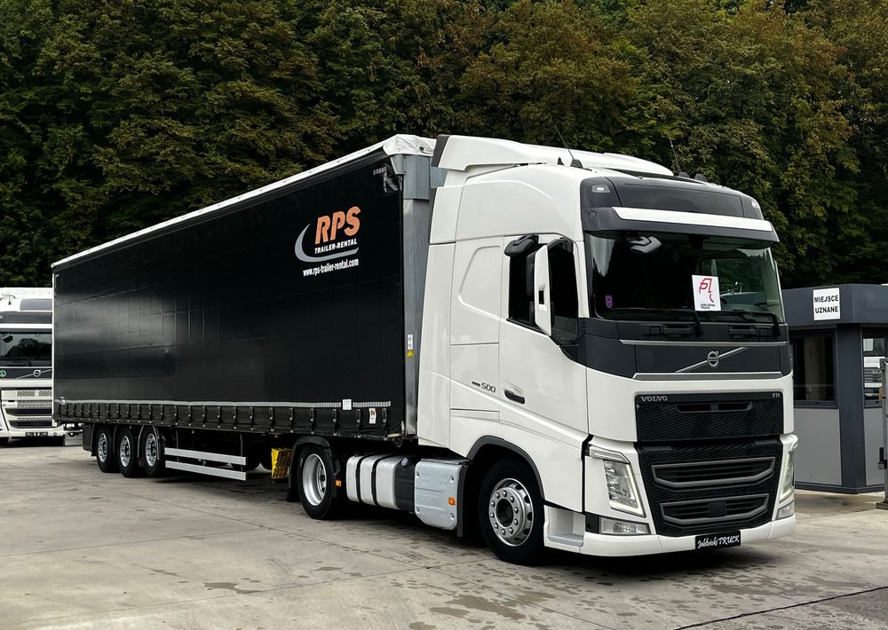 Volvo FH 500 Mega 2016 Rok + Fliegl 2017 // Oś podnoszona // Zestaw ! - Tahač, Plachtový návěs: obrázek 1 Volvo FH 500 Mega 2016 Rok + Fliegl 2017 // Oś podnoszona // Zestaw ! - Tahač, Plachtový návěs: obrázek 1