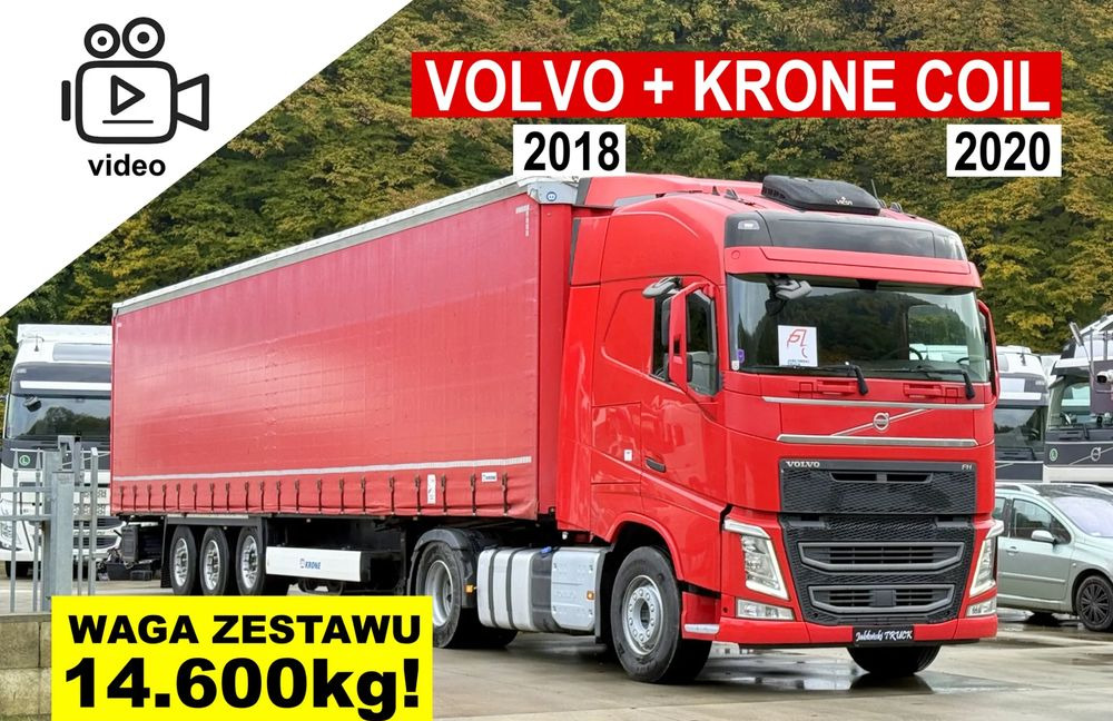 Volvo FH // Standard 2018 Rok // Klima Postojowa // I-shift // + Naczepa Krone Coilmulde 2020 Rok // Oś podnoszona // Super Stan !!! - Tahač, Plachtový návěs: obrázek 1 Volvo FH // Standard 2018 Rok // Klima Postojowa // I-shift // + Naczepa Krone Coilmulde 2020 Rok // Oś podnoszona // Super Stan !!! - Tahač, Plachtový návěs: obrázek 1