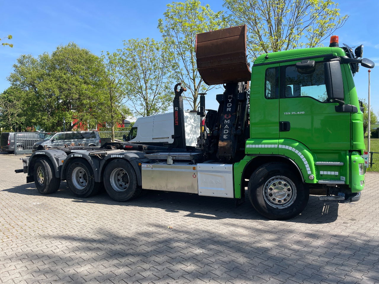 MAN TGS 35.420 met hiab 19tm Z kraan en 26t haakarm, bouwjaar 2018 - Kontejnérový podvozek/ Výměnná nástavba, Auto s hydraulickou rukou: obrázek 5 MAN TGS 35.420 met hiab 19tm Z kraan en 26t haakarm, bouwjaar 2018 - Kontejnérový podvozek/ Výměnná nástavba, Auto s hydraulickou rukou: obrázek 5