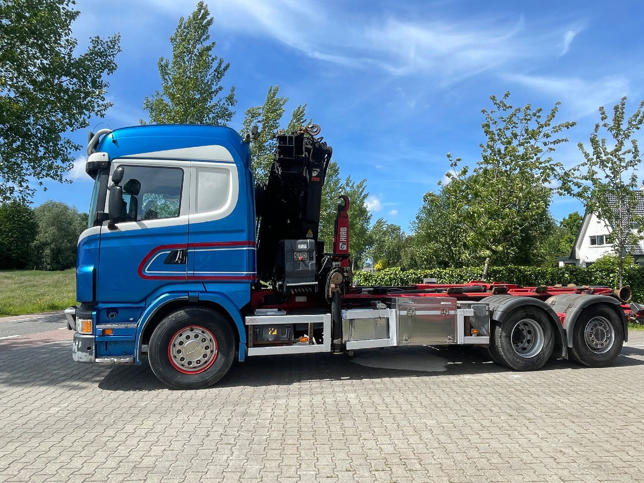 Scania R480 with hiab hookloader and hiab 262 EP5 with remote crane 2019 - Kontejnérový podvozek/ Výměnná nástavba, Auto s hydraulickou rukou: obrázek 2 Scania R480 with hiab hookloader and hiab 262 EP5 with remote crane 2019 - Kontejnérový podvozek/ Výměnná nástavba, Auto s hydraulickou rukou: obrázek 2