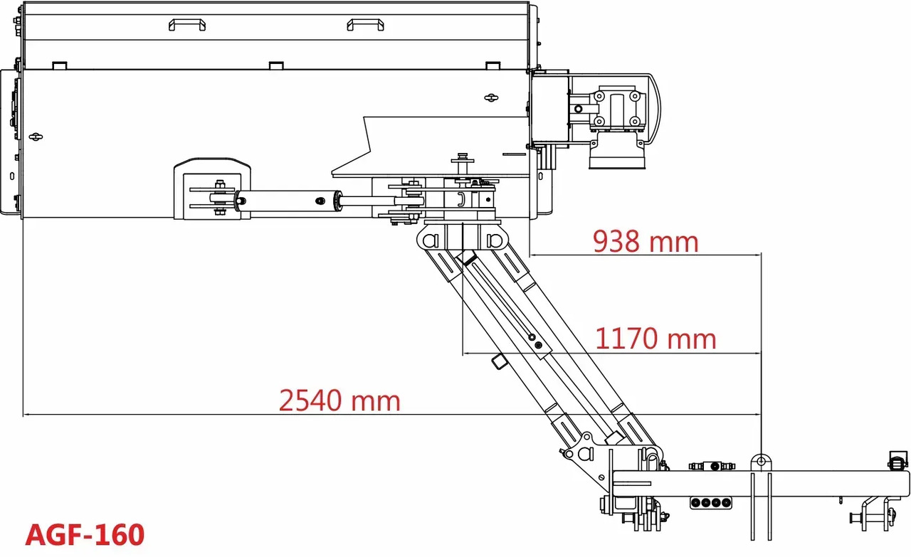 Kosiarka bijakowa Jansen AGF-160 tylno-boczna hydrauliczna z unoszoną pokrywą - Kladívkový mulčovač: obrázek 3 Kosiarka bijakowa Jansen AGF-160 tylno-boczna hydrauliczna z unoszoną pokrywą - Kladívkový mulčovač: obrázek 3