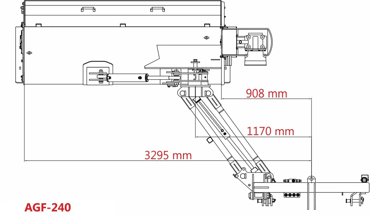 Kosiarka bijakowa Jansen AGF-240 tylno-boczna hydrauliczna z unoszoną pokrywą - Kladívkový mulčovač: obrázek 3 Kosiarka bijakowa Jansen AGF-240 tylno-boczna hydrauliczna z unoszoną pokrywą - Kladívkový mulčovač: obrázek 3