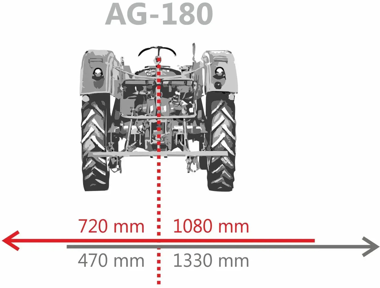 Kosiarka bijakowa Tylno-Czołowa Jansen AG-180 z hydr. przesuwem bocznym - Kladívkový mulčovač: obrázek 2 Kosiarka bijakowa Tylno-Czołowa Jansen AG-180 z hydr. przesuwem bocznym - Kladívkový mulčovač: obrázek 2
