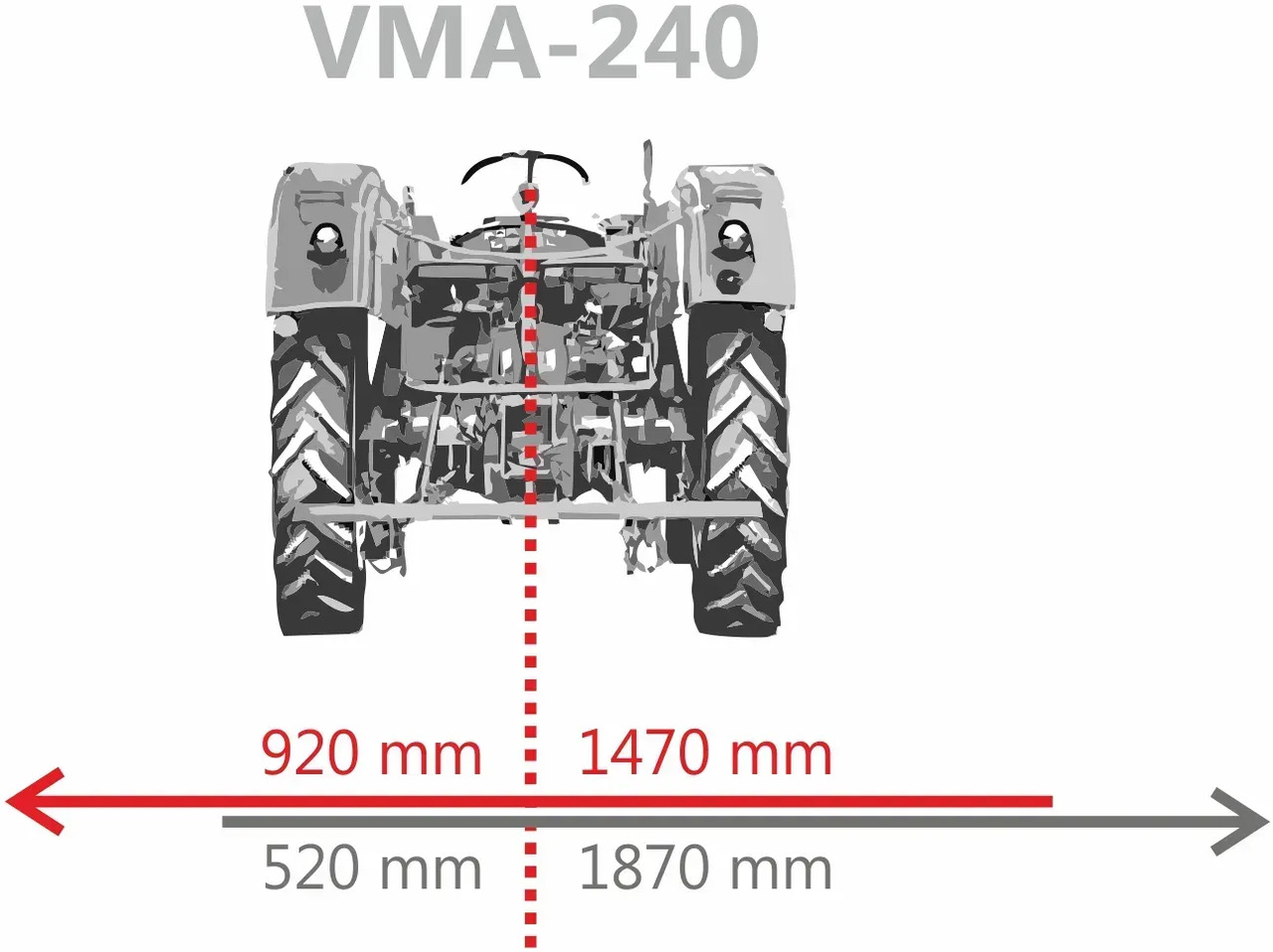 Kosiarka bijakowa z unoszoną pokrywą Jansen VMA-240 hydr. z przesuwem bocznym - Kladívkový mulčovač: obrázek 2 Kosiarka bijakowa z unoszoną pokrywą Jansen VMA-240 hydr. z przesuwem bocznym - Kladívkový mulčovač: obrázek 2