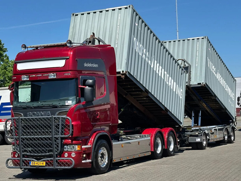 Scania R620-V8 6x4 Joab 20T Haakarm+Nor Slep Kipper / 298Tkm! Ex *Driving School* / Retarder - Hákový nosič kontejnerů: obrázek 1 Scania R620-V8 6x4 Joab 20T Haakarm+Nor Slep Kipper / 298Tkm! Ex *Driving School* / Retarder - Hákový nosič kontejnerů: obrázek 1