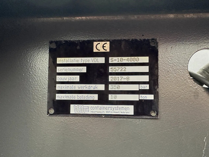 Hákový nosič kontejnerů, Auto s hydraulickou rukou Volvo FH 460 4x2 VDL 10 Ton Haakarm / Euro 6 / 09-2026 Apk!: obrázek 7