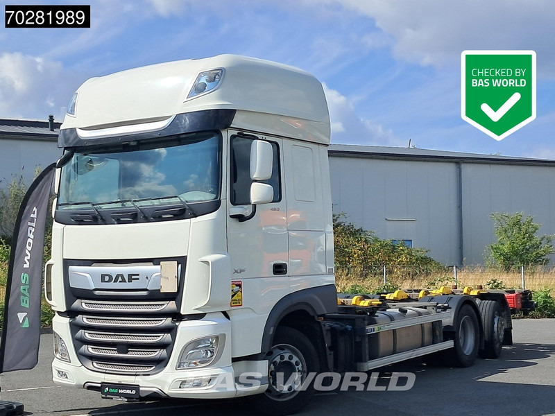 DAF XF 480 6X2 SSC BDF Retarder 2xTanks Lift+Lenkachse ACC Euro 6 - Kontejnérový podvozek/ Výměnná nástavba: obrázek 1 DAF XF 480 6X2 SSC BDF Retarder 2xTanks Lift+Lenkachse ACC Euro 6 - Kontejnérový podvozek/ Výměnná nástavba: obrázek 1