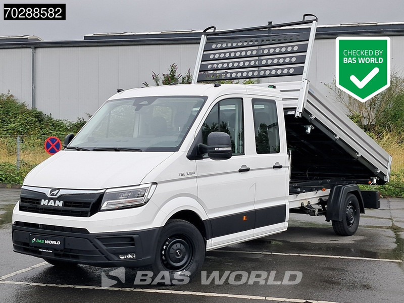 MAN TGE 3.180 Neu! Dreiseitenkipper Automatik 2025 Facelift 180PS AHK LED Klima Tempomat Navi ACC Euro6 Kieper 3m3 A/C Towbar - Dodávka sklápěč: obrázek 1 MAN TGE 3.180 Neu! Dreiseitenkipper Automatik 2025 Facelift 180PS AHK LED Klima Tempomat Navi ACC Euro6 Kieper 3m3 A/C Towbar - Dodávka sklápěč: obrázek 1