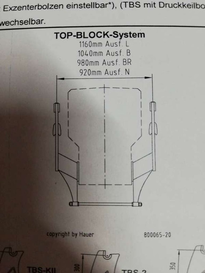 Hauer Top-Block N zu Same Silver 80, 90,100.4 (11745) - Příslušenství pro Traktor: obrázek 1 Hauer Top-Block N zu Same Silver 80, 90,100.4 (11745) - Příslušenství pro Traktor: obrázek 1