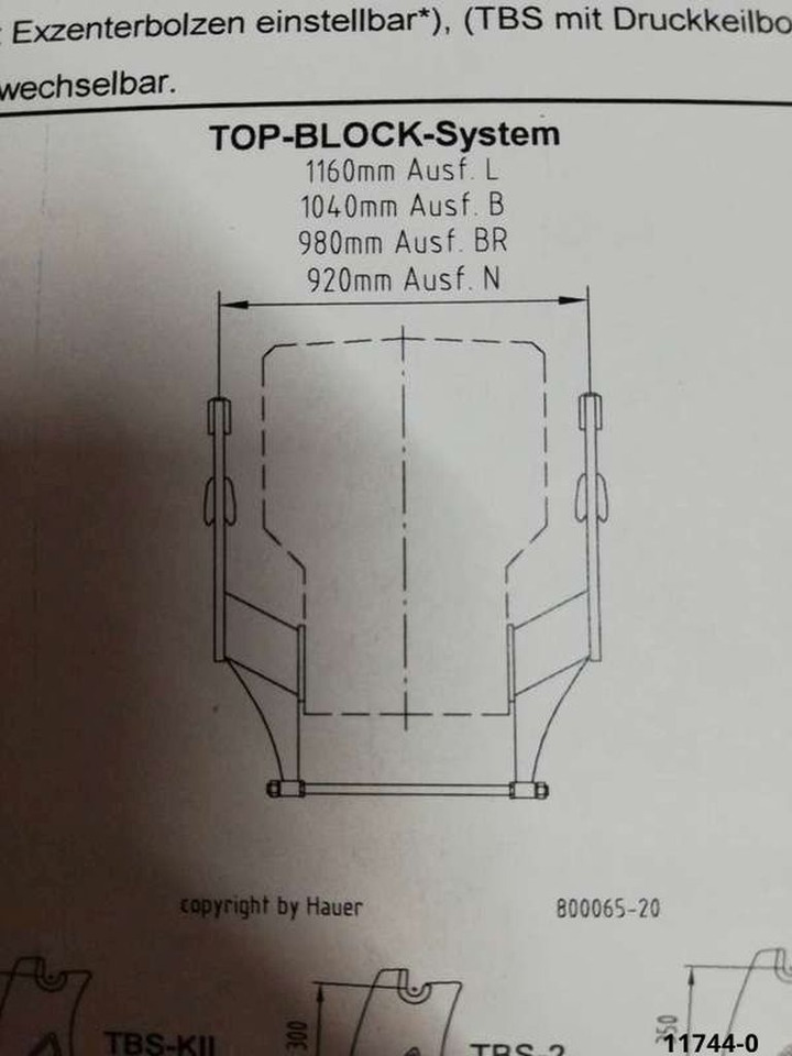 Hauer Top-Block N zu Steyr Kompakt 485,495 (11744) - Příslušenství pro Traktor: obrázek 1 Hauer Top-Block N zu Steyr Kompakt 485,495 (11744) - Příslušenství pro Traktor: obrázek 1