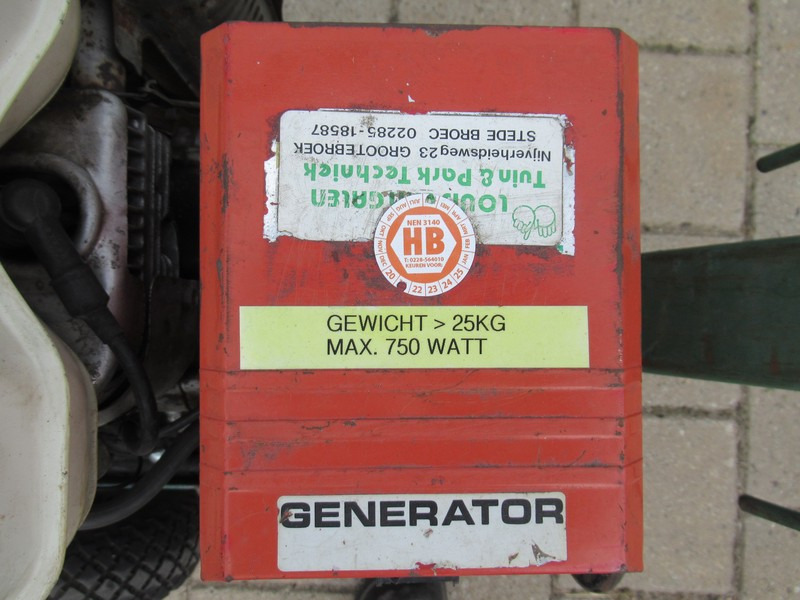 Honda Aggregaat 750 Generator 750W / 220V - Elektrický generátor: obrázek 3 Honda Aggregaat 750 Generator 750W / 220V - Elektrický generátor: obrázek 3