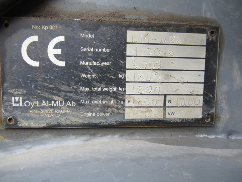 Zametací vůz LM TRAC 286 Werktuigdrager ( zonder Borstel arm ): obrázek 13