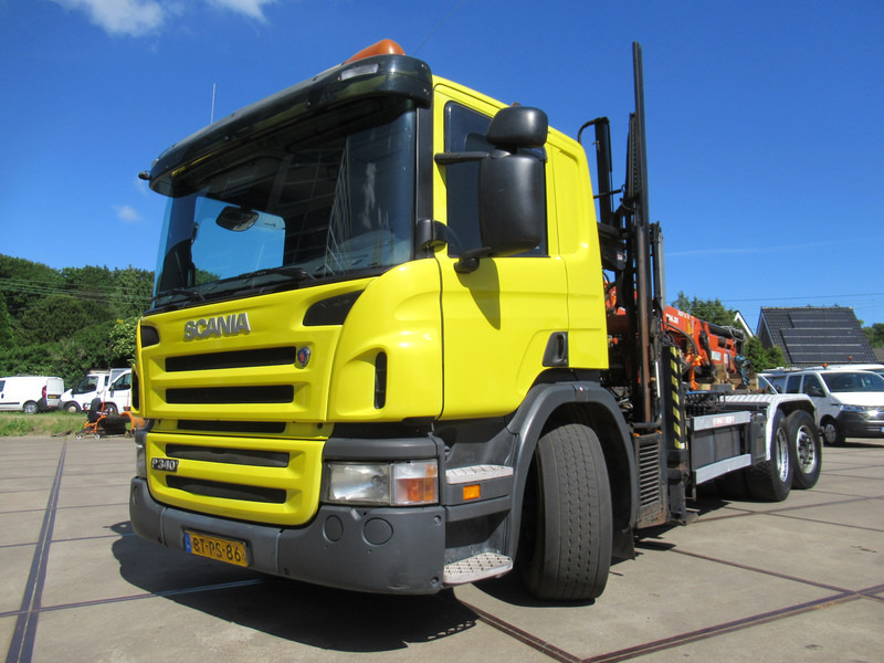 Scania P 340 B 6x2*4 VDL Haak - Kraan ATLAS 206.3E - Hákový nosič kontejnerů, Auto s hydraulickou rukou: obrázek 2 Scania P 340 B 6x2*4 VDL Haak - Kraan ATLAS 206.3E - Hákový nosič kontejnerů, Auto s hydraulickou rukou: obrázek 2