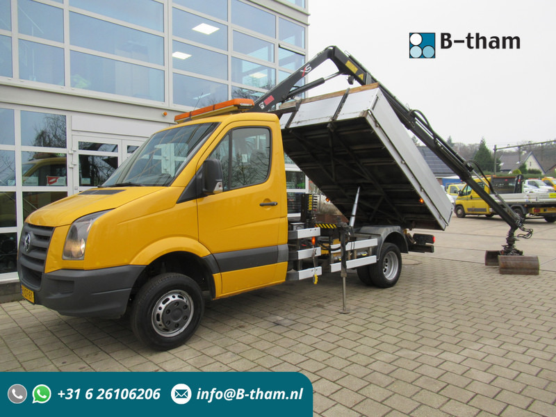 Volkswagen Crafter 50 2.5TDI 80KW HIAB 033 B-2 + Kipper Tipper - Sklápěč, Auto s hydraulickou rukou: obrázek 1 Volkswagen Crafter 50 2.5TDI 80KW HIAB 033 B-2 + Kipper Tipper - Sklápěč, Auto s hydraulickou rukou: obrázek 1
