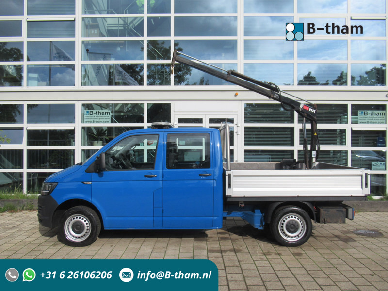 Volkswagen Transporter 2.0 TDI 75KW L2 DOKA + HIAB Dubbelcabine Comfort - Dodávka valník, Dodávka s dvojitou kabinou: obrázek 1 Volkswagen Transporter 2.0 TDI 75KW L2 DOKA + HIAB Dubbelcabine Comfort - Dodávka valník, Dodávka s dvojitou kabinou: obrázek 1