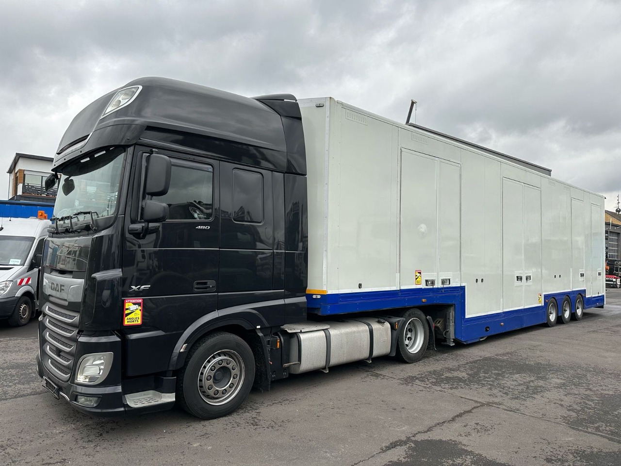 DAF XF 480 + KTT Geschlossener Autotransp.*Winde* - Přepravník automobilů: obrázek 1 DAF XF 480 + KTT Geschlossener Autotransp.*Winde* - Přepravník automobilů: obrázek 1