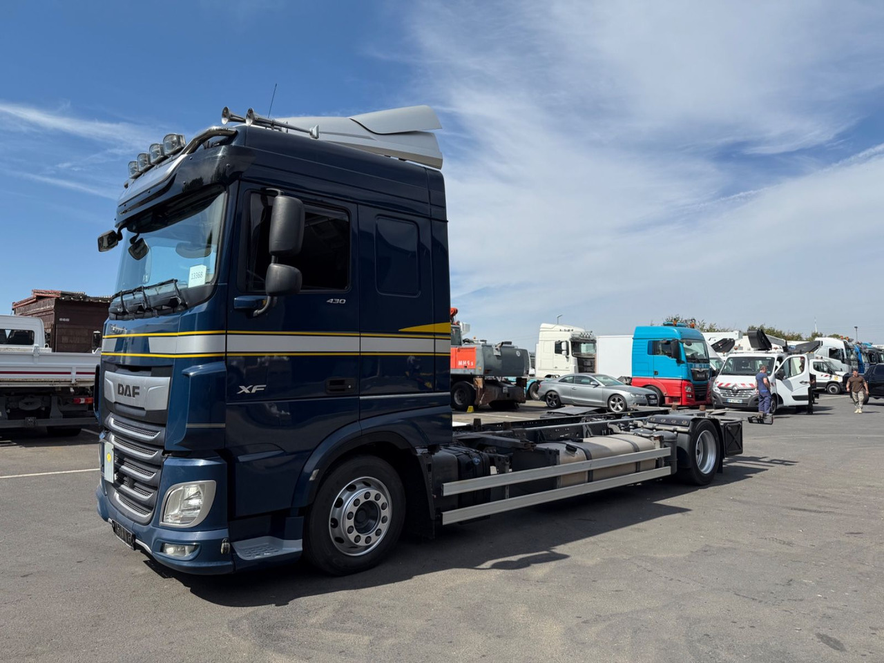 DAF XF430/Jumbo;Mega/Intarder/Standklima-Heizung/BDF - Kontejnérový podvozek/ Výměnná nástavba: obrázek 2 DAF XF430/Jumbo;Mega/Intarder/Standklima-Heizung/BDF - Kontejnérový podvozek/ Výměnná nástavba: obrázek 2