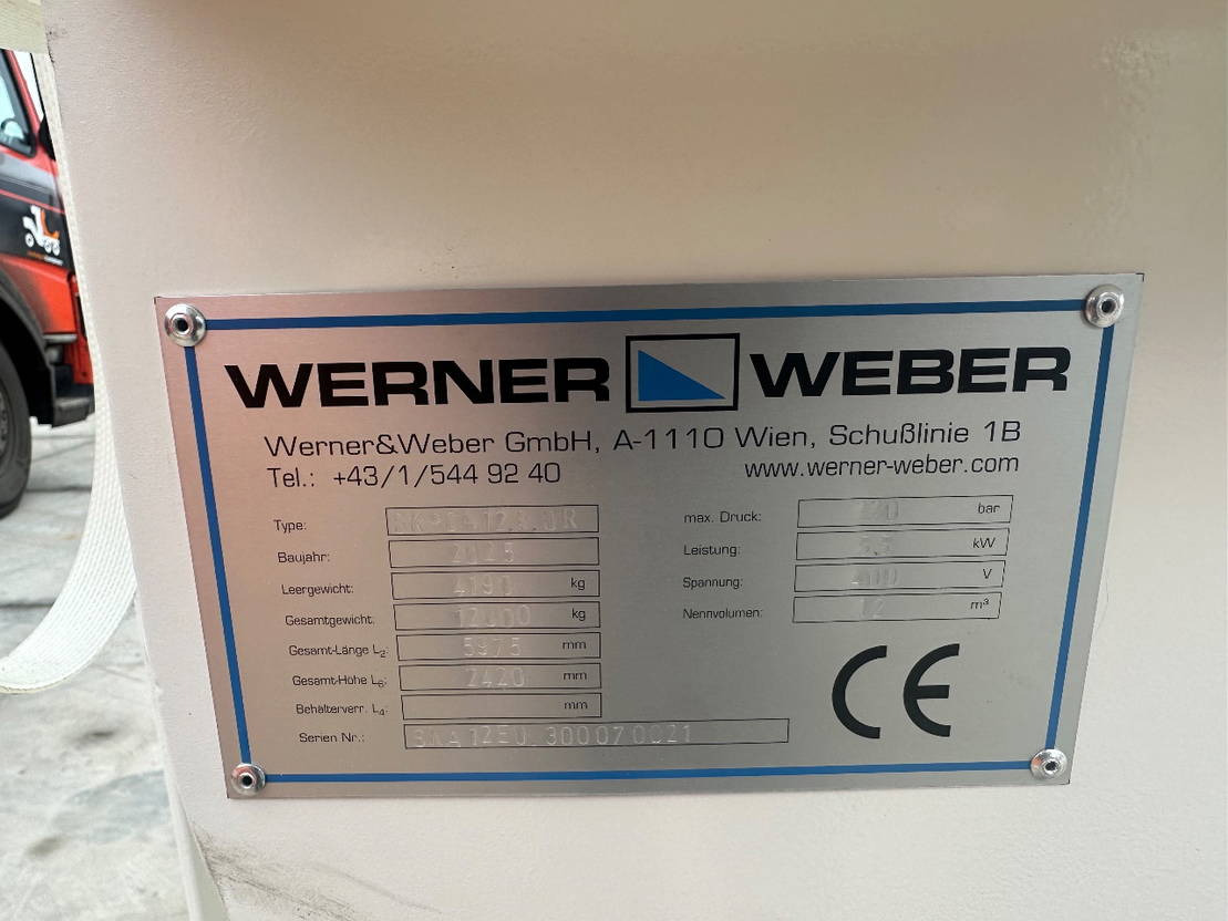 Werner & Weber Natvuil 12 m3 - Výměna karoserie - voz na odvoz odpadků: obrázek 5 Werner & Weber Natvuil 12 m3 - Výměna karoserie - voz na odvoz odpadků: obrázek 5