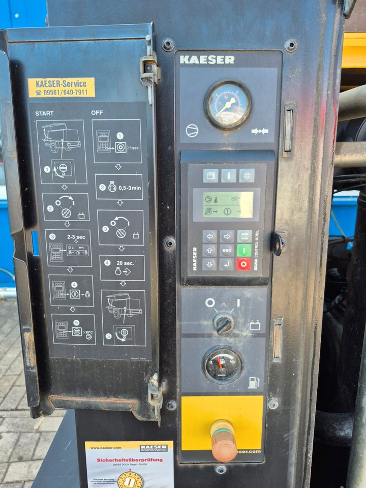 Kaeser M123 SIGMA DEUTZ FAHRANLAGE 624 STD. KOMUNAL - Mobilní kompresor: obrázek 4 Kaeser M123 SIGMA DEUTZ FAHRANLAGE 624 STD. KOMUNAL - Mobilní kompresor: obrázek 4