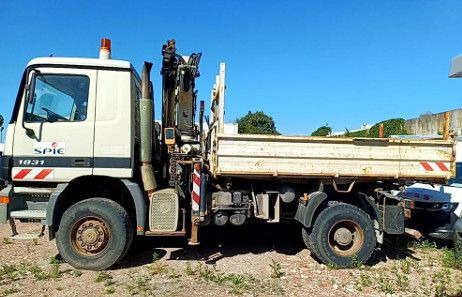 Mercedes-Benz ACTROS 1831 4X4 KRAN MEILER ALLRAD ATLAS KRAN - Sklápěč, Auto s hydraulickou rukou: obrázek 5 Mercedes-Benz ACTROS 1831 4X4 KRAN MEILER ALLRAD ATLAS KRAN - Sklápěč, Auto s hydraulickou rukou: obrázek 5