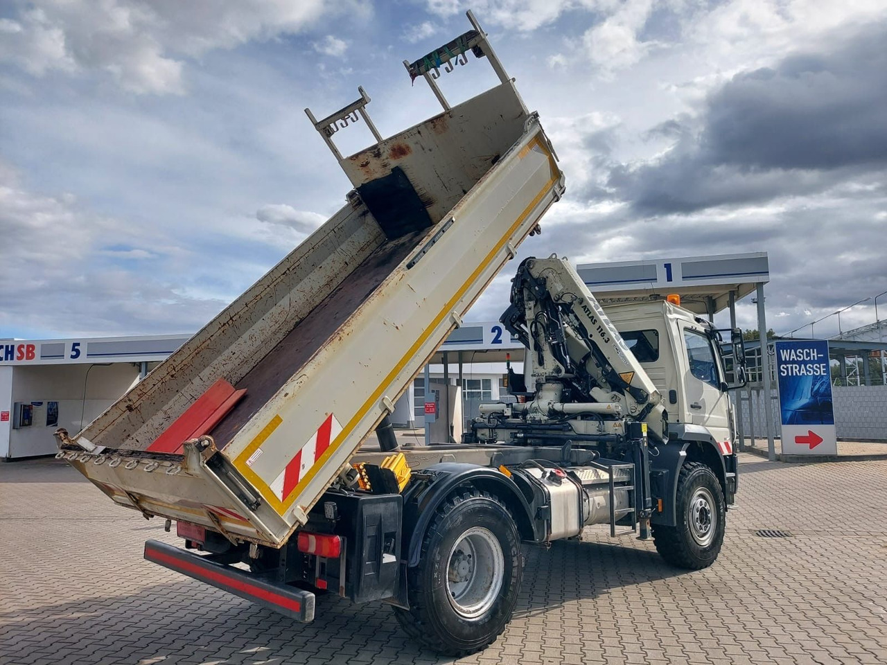Mercedes-Benz Atego / 1324 MEILLER 4X4 KRAN ATLAS 116.3 Kipper - Sklápěč, Auto s hydraulickou rukou: obrázek 2 Mercedes-Benz Atego / 1324 MEILLER 4X4 KRAN ATLAS 116.3 Kipper - Sklápěč, Auto s hydraulickou rukou: obrázek 2